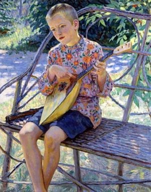 Portrait du fils Klaus Erhardt l\'artiste