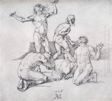Cinque nudi maschili 1526