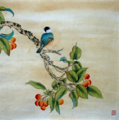 Oiseaux - Peinture chinoise