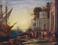 Клеопатра высадки в Тарсе 1642