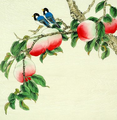 Peach - pittura cinese