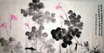 Lotus-LeiLeiXinHua - kinesisk målning