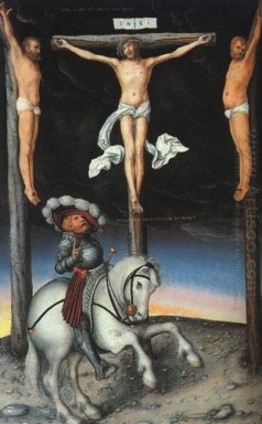 De kruisiging Met Het Geconverteerde Centurion 1536