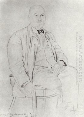 Portrait Of A P Vlasov 1925