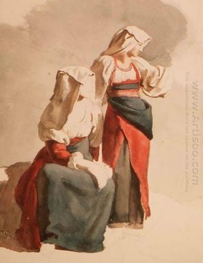 Italian Peasant Girls 1834