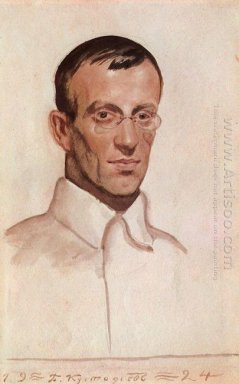 Retrato de Vsevolod Voinov 1924