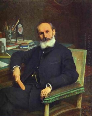 Retrato del crítico de arte Pavel Kovalevsky 1886