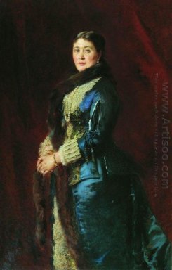 Porträt von Prinzessin M Orlova Davydova