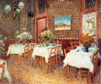Innenraum eines Restaurants 1887 1