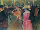 På Moulin Rouge Dansen 1890