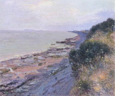 Rotsen bij penarth avond laagwater 1897