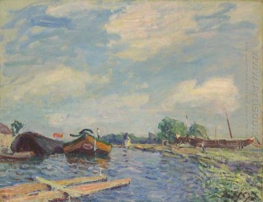 kanalen vid saint Mammes 1886