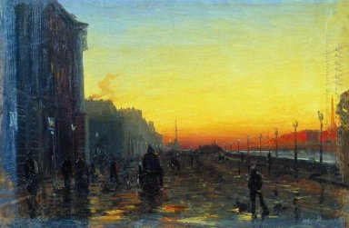 Dawn In St Petersburg