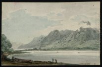 Een meer en de bergen in Westmorland