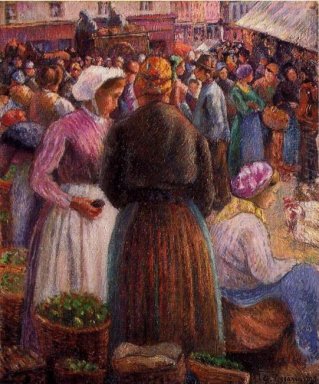 Mercato a Pontoise 1895