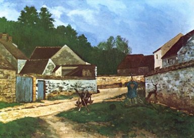 Dorfstrasse em marlotte 1866