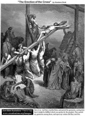 La erección de la cruz