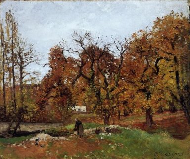 paisaje de otoño cerca de Pontoise