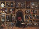 Archiduque Leopoldo Guillermo de Austria en su galería