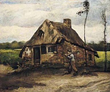 Cottage Com Camponês Coming Home 1885