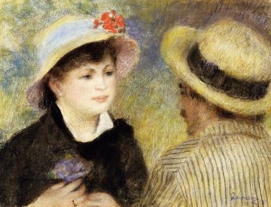 Nautisme Couple Aline Charigot Et Renoir 1881