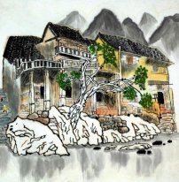 House - Chinese Painting