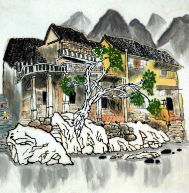 Rumah - Lukisan Cina