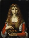 Flicka med körsbär (även tillskrivas Giovanni Ambrogio de Pred