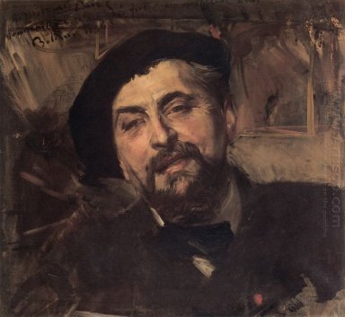 Retrato del artista Ernest Ange Duez 1896