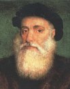 Porträtt av Vasco da Gama