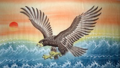 Eagle - Pittura cinese