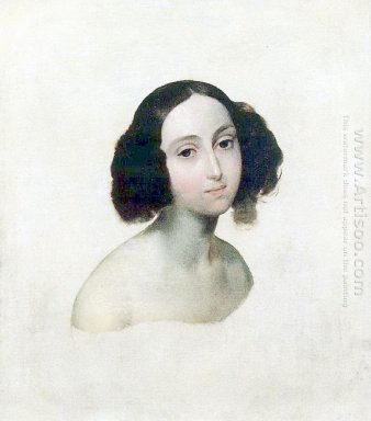 Portret van Groothertogin Olga Nikolaevna