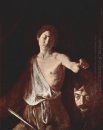 Давид с головой Голиафа 1610