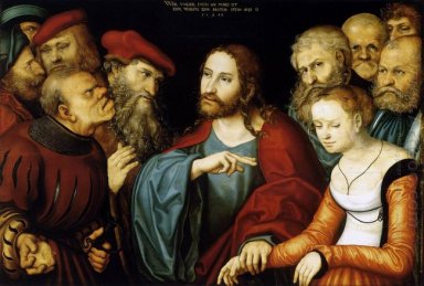 Christ And The Adulteress 1532