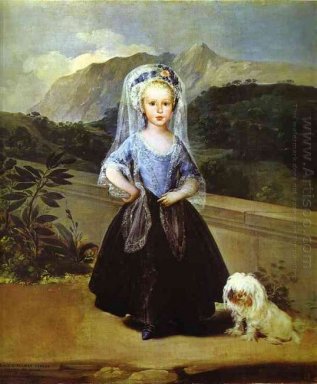 Portait de Maria Teresa de Borbón y Vallabriga