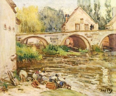 Las lavanderas de Moret 1888