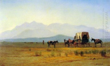 surveyors wagon in the rockies