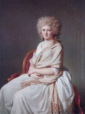Retrato de Anne Marie Louise Thélusson Condessa de Sorcy 1790