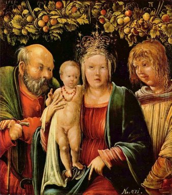 Heilige familie met een Engel 1515