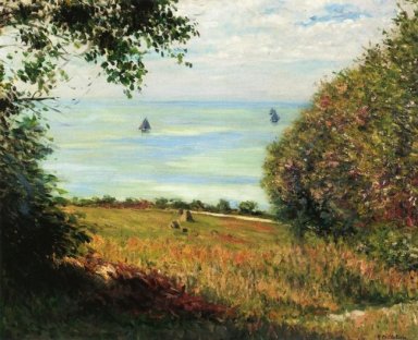 Vista sul mare da Villerville