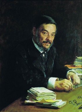 Stående av Ivan Mikhaylovich Sechenov Rysk Physiologist 1889