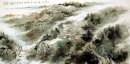 A village in the mountains - Chinese Painting
