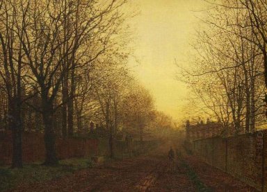 Wimbledon Park After Glow Herbst 1866