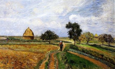 la antigua carretera ennery en Pontoise 1877