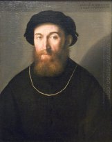 Borstbeeld van Een bebaarde Man 1541