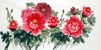 Pivoine - Peinture chinoise