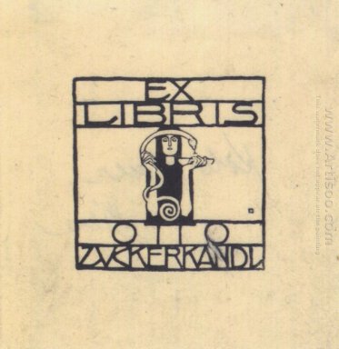 Экслибрис для Отто Zuckerkandl 1906