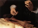 La lección de anatomía del Dr. Nicolaes Tulp Fragmento 1632