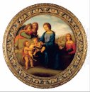 Madonna mit Kind und Heiligen und Engeln