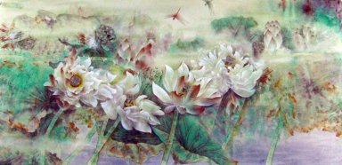 Lotus - pintura chinesa